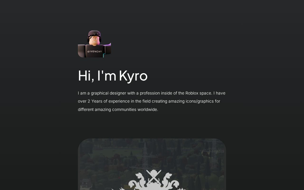 Carrd profile picture for @kyrodevz